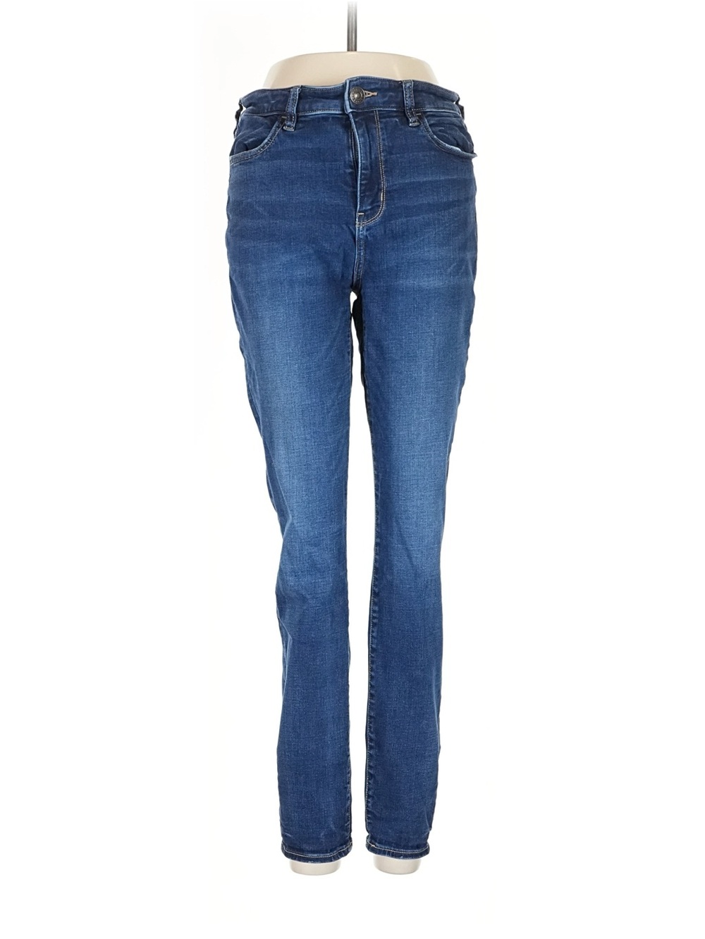 American Eagle Outfitters Women's 10 Blue Straight-Leg Jeans